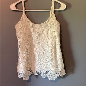 Vanity Lace Front Tank Top